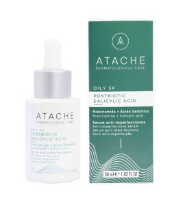 Atache Postbiotic Salicylic Acid Serum Ορός Προσώπου για Λιπαρές, Μικτές & Ακνεικές Επιδερμίδες 30ml