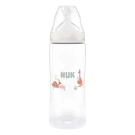 Nuk First Choice+ Μπιμπερό XL για 6m+ με Έλεγχο Θερμοκρασίας  & Θηλή Σιλικόνης Καγκουρό 360ml