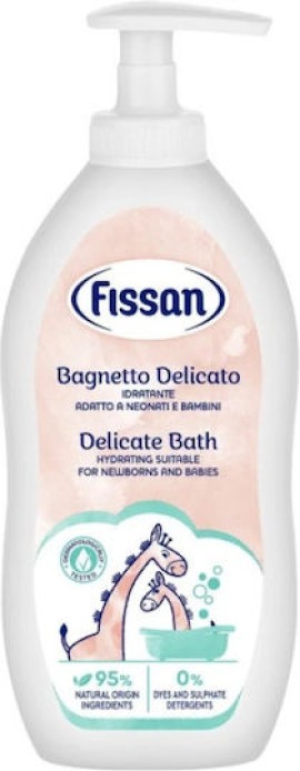 Fissan Delicate Bath Απαλό Σαμπουάν & Αφρόλουτρο 400ml