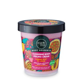 Natura Siberica Organic Shop Body Desserts Summer Fruit Ice Cream Καθαριστικό Peeling Σώματος Καλοκαιρινό Παγωτό Φρούτων 450ml