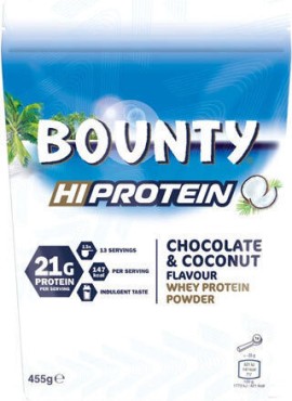 Bounty HiProtein Σκόνη Πρωτεΐνης Ορού Γάλακτος με Γεύση Bounty 455gr