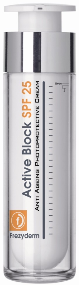 Frezyderm Active Block SPF25 Αντιγηραντική Κρέμα Ημέρας με Δείκτη Προστασίας 50ml
