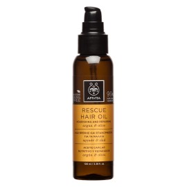 Apivita Rescue Hair Oil Λάδι Θρέψης & Επανόρθωσης για τα Μαλλιά με Aργκάν & Ελιά, 100ml