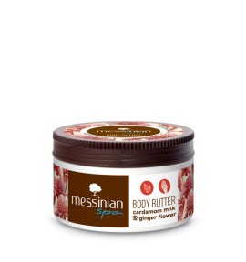 Messinian Spa Body Butter Ενυδατικό Βούτυρο Σώματος με Άρωμα Γάλα Κάρδαμου & Λουλούδι Τζίντζερ 250ml