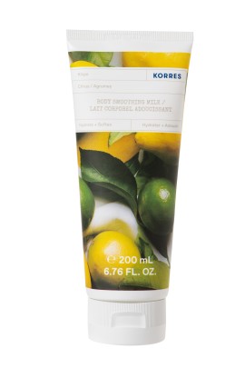Korres Body Smoothing Milk Ενυδατικό Γαλάκτωμα Σώματος με Κίτρο 200ml