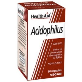 Health Aid Balanced Acidophilus Vegetarian Προβιοτικά 100 εκατ. με Πρεβιοτικά για Υγιή Εντερική Χλωρίδα 60 Φυτικές Κάψουλες