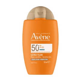 Avène Ultra Fluid Perfecteur SPF50+ Λεπτόρρευστο Αντηλιακό Προσώπου με Χρώμα για Ευαίσθητο Δέρμα 50ml