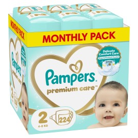Pampers Premium Care Πάνες Μέγεθος 2 [4-8kg] 224 Πάνες του Μήνα MSB