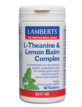 Lamberts L-Theanine & Lemon Balm, για Άγχος & Στρες, 60 Ταμπλέτες