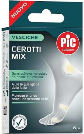 Pic Solution Cerotti Mix Επιθέματα για Φουσκάλες Διάφορα Μεγέθη 6 Τεμάχια