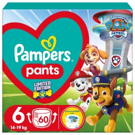 Pampers Pants PAW Patrol Μέγεθος 6 [14-19kg] 60 Πάνες - Βρακάκι
