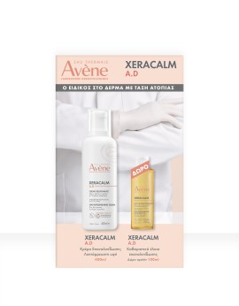 Avène PROMO XeraCalm A.D Creme Μαλακτική Κρέμα για Δέρμα με Τάση Ατοπίας 400ml & ΔΩΡΟ XeraCalm A.D Huile Έλαιο Καθαρισμού για το Ντους 100ml