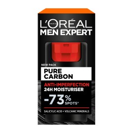 L’Oreal Paris Men Expert Pure Carbon Κρέμα Προσώπου Κατά των Φραγμένων Πόρων για Λιπαρές / Μικτές Επιδερμίδες 50ml