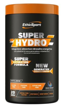 EthicSport Super Hydro Ηλεκτρολύτης για Άμεση Ενυδάτωση, Αυξημένη Αντοχή & Ενέργεια 500gr Σκόνη