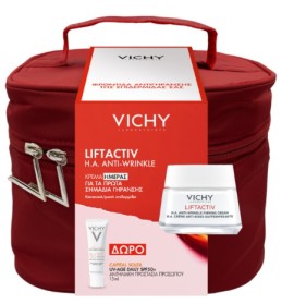 Vichy PROMO Liftactiv H.A. Αντιρυτιδική-Συσφικτική Κρέμα Προσώπου Ημέρας για Κανονική / Μικτή Επιδερμίδα 50ml - ΔΩΡΟ Capital Soleil Uv Age SPF50+ Daily 15ml