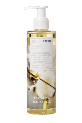 Korres Pure Cotton Body Ενυδατικό Serum Oil Σώματος Με Άρωμα Αγνό Βαμβάκι 250ml