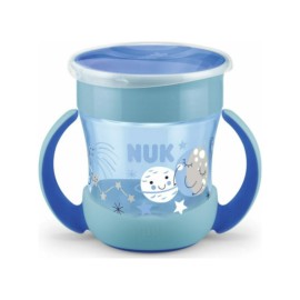 Nuk Mini Magic Cup Evolution Night Eκπαιδευτικό Ποτηράκι με Περιμετρικό Χείλος Εκμάθησης 360° που Φωσφορίζει στο Σκοτάδι 6m+ 160ml