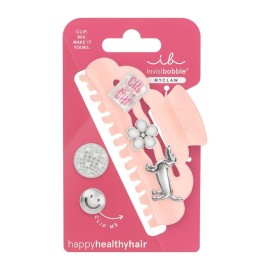 Invisibobble My Claw L Hug Me, Baby Κλάμερ Μεγάλου Μεγέθους 1 Τεμάχιο & Charms Διάφορα Σχέδια 5 Τεμάχια