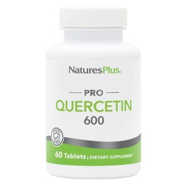 Natures Plus Quercetin 600mg Συμπλήρωμα Κουερσετίνης με Αντιοξειδωτικές Ιδιότητες 60 Ταμπλέτες