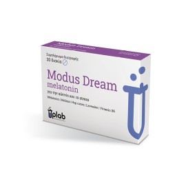 Uplab Modus Dream Melatonin Συμπλήρωμα Διατροφής για την Αϋπνία και το Stress 30 Δισκία