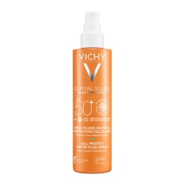 Vichy Capital Soleil SPF50+ Cell Protect Αντηλιακό Γαλάκτωμα σε Σπρέι για Πρόσωπο & Σώμα 200ml