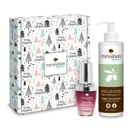 Messinian Spa PROMO Xmas Box Bio Lifting Eye Serum Ματιών για Βαθύ Γέμισμα Ρυτίδων 20ml & Cucumber & Aloe Micellar Lotion Ντεμακιγιάζ 3 σε 1 Αγγούρι - Αλόη 300ml