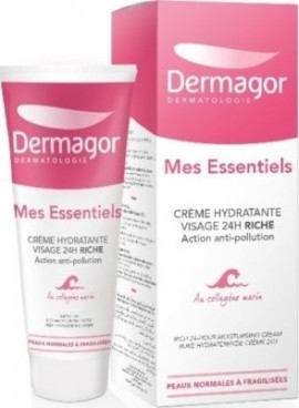 Inpa Dermagor Mes Essentiels Crème Hydratante Visage 24h Riche Ενυδατική Κρέμα Προσώπου Πλούσιας Υφής για Αφυδατωμένες Επιδερμίδες 40ml