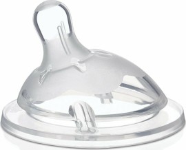 Chicco Natural Feeling Θηλή Σιλικόνης Αργής Ροής για 0m+ 1 Τεμάχιο [81011-10]