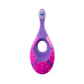 Jordan Step by Step Extra Soft Βρεφική Οδοντόβουρτσα Λιλά για 0-2 Ετών Πολύ Μαλακή 1 Τεμάχιο