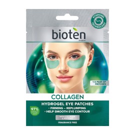 Bioten Collagen Hydrogel Eye Patches Ματιών για Λείανση 1 Ζευγάρι