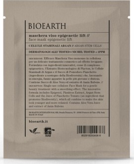 Bioleon Bioearth Συσφικτική Μάσκα Προσώπου Μίας Χρήσης με Αργκάν Stem Cells 15ml