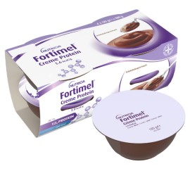 Nutricia Fortimel Σοκολάτα Creme Protein 1.6Kcal Chocolate Κρέμα για τη Διαιτητική Διαχείριση της Δυσθρεψίας 4x125gr