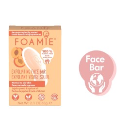 Foamie Face Bar More Than a Peeling With Jojoba Pearls & Apricot Seeds Normal & Oily Skin Μπάρα Καθαρισμού Προσώπου 60gr