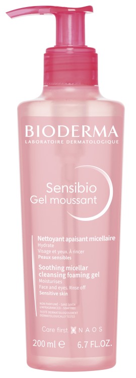 Bioderma Sensibio Gel Moussant Καταπραϋντικό Gel Καθαρισμού για Ευαίσθητο Δέρμα 200ml