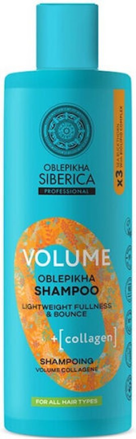 Natura Siberica Oblepikha Volume Shampoo Σαμπουάν Ενίσχυσης Όγκου για Όλους τους Τύπους Μαλλιών 400ml