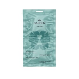 Garden Pure Reset Μάσκα Απολέπισης & Αποτοξίνωσης Προσώπου με Πράσινο Άργιλο & Κόκκους Βερίκοκου 2x8ml