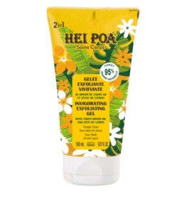Hei Poa Invigorating Exfoliating Αναζωογονητικό Gel Απολέπισης Προσώπου & Σώματος με Λάδι Μονόι Ταϊτής και Ξύσμα Λεμονιού 150ml