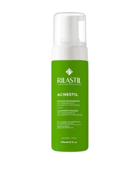Rilastil Acnestil Cleansing Mousse Καθαριστικός Αφρός Για Λιπαρές Επιδερμίδες Με Τάση Ακμής 165ml