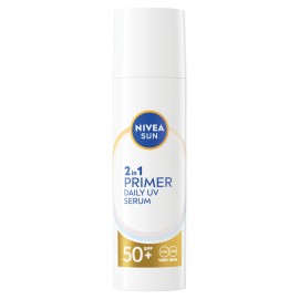 Nivea Sun UV Face 2 in 1 Primer Serum SPF50+ Αντηλιακός Ορός Προσώπου 30ml