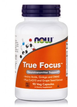 Now Foods True Focus Συμπλήρωμα Διατροφής για την Γενική Ευεξία του Οργανισμού 90 Φυτικές Κάψουλες