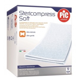 Pic Stericompress Αποστειρωμένα Επιθέματα Γάζας 36cmx40cm 12 Τεμάχια