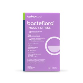 Olonea Bacteflora Mood & Stress για τη Διάθεση & τη Διαχείριση του Stress 30 Κάψουλες