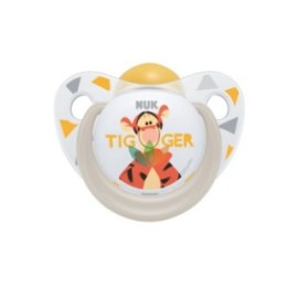 Nuk Disney Winnie The Pooh - Tiger Πιπίλα Σιλικόνης Με Κρίκο 6-18m+ [10.736.379]