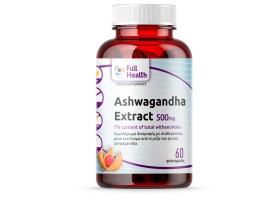 Full Health Ashwagandha Extract 500mg Κατά του Άγχους 60 Φυτικές Κάψουλες