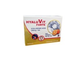 Medichrom Farmellas HyaluVit Forte Υαλουρονικό Οξύ 300mg & Βιταμίνη C 200mg 30 Δισκία