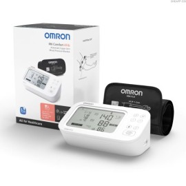 Omron M6 Comfort AFib Πιεσόμετρο Μπράτσου με Ανίχνευση Κολπικής Μαρμαρυγής Λευκό [HEM-7380-E]