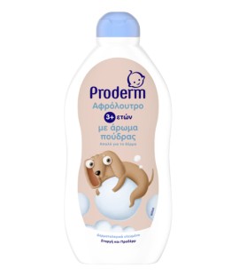 Proderm Αφρόλουτρο για 3 Ετών με Άρωμα Πούδρας 500ml