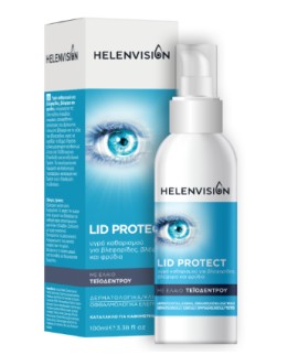 Helenvision Lid Protect Υγρό Καθαρισμού για Βλεφαρίδες, Βλέφαρα & Φρύδια με Έλαιο Τεϊόδεντρου 100ml