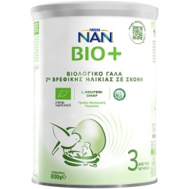 Nestle NAN ΒΙΟ+ 3 Βιολογικό Γάλα για Βρέφη σε Σκόνη, από το 10ο Μήνα 800gr