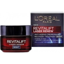 LOreal Paris Revitalift Laser Κρέμα Νυκτός Δραστικής Επανόρθωσης 50ml